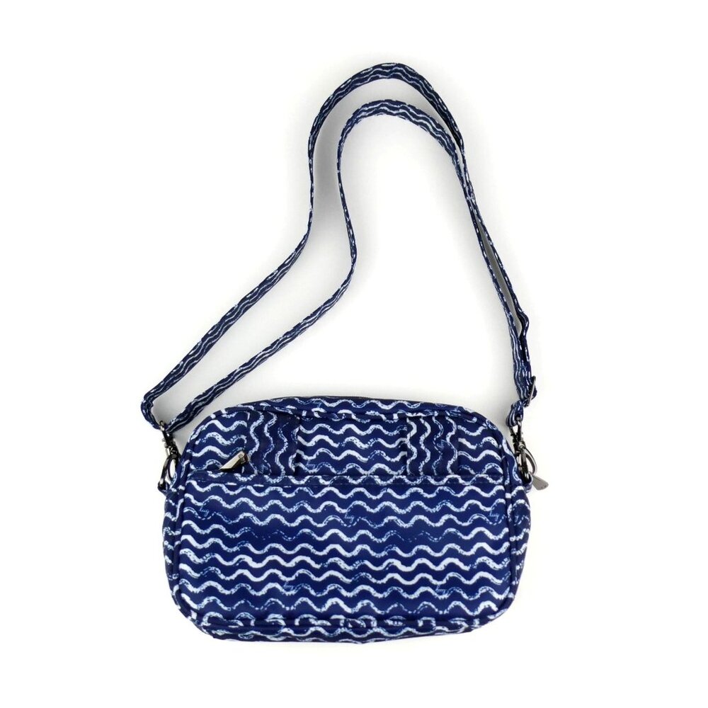 Lug Blue & White Carousel RFID Crossbody Bag - Picture 6 of 13